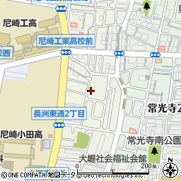 兵庫県尼崎市長洲東通周辺の地図