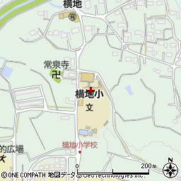 菊川市立横地小学校周辺の地図