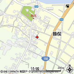 静岡県牧之原市勝俣2104周辺の地図