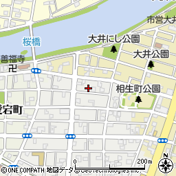 三重県津市相生町287-1周辺の地図