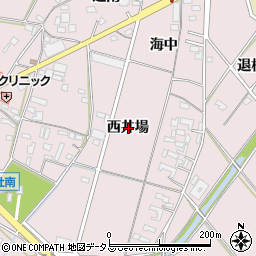 愛知県豊橋市大山町西井場周辺の地図