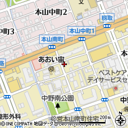 ガゼル神戸周辺の地図