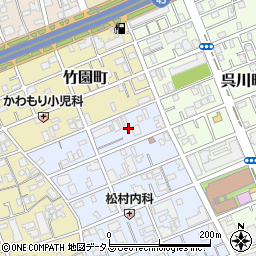 兵庫県芦屋市伊勢町1周辺の地図