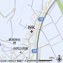 岡山県岡山市東区谷尻167周辺の地図