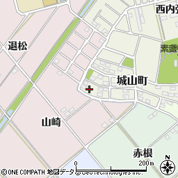 愛知県豊橋市城山町1-43周辺の地図