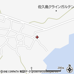 愛知県西尾市一色町佐久島東海道周辺の地図
