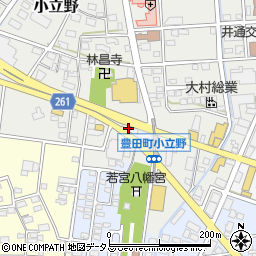 静岡県磐田市小立野248周辺の地図