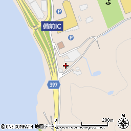 岡山県備前市穂浪2441-7周辺の地図