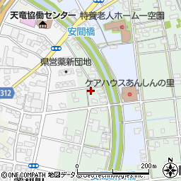 静岡県浜松市中央区安間町767周辺の地図