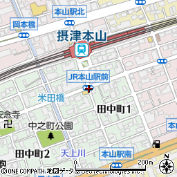 本山駅前周辺の地図