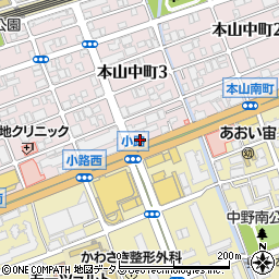 神戸ライダースカフェ周辺の地図