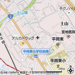 加古川市南農業協同組合平岡支所土山支店周辺の地図
