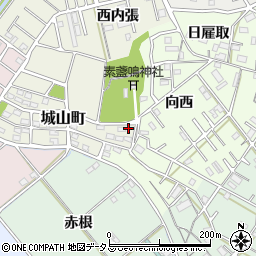 愛知県豊橋市城山町35-8周辺の地図