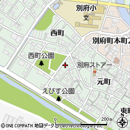 兵庫県加古川市別府町元町110周辺の地図