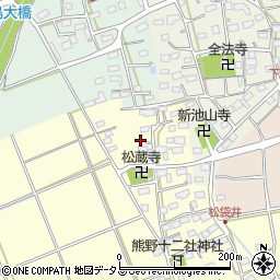 静岡県袋井市松袋井5周辺の地図
