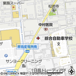 ラビュー浜松宮竹周辺の地図