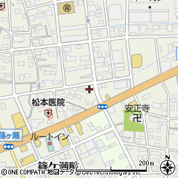静岡県浜松市中央区篠ケ瀬町1155周辺の地図