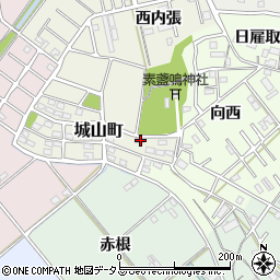 愛知県豊橋市城山町35周辺の地図