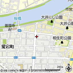三重県津市相生町256周辺の地図