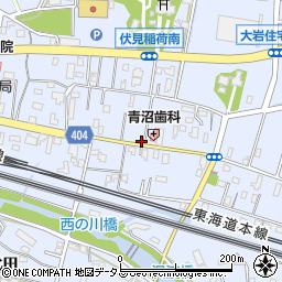 愛知県豊橋市大岩町西郷内83周辺の地図