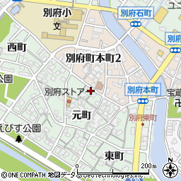 兵庫県加古川市別府町元町36周辺の地図