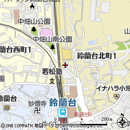 神戸珈琲物語 鈴蘭台店周辺の地図