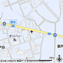 愛知県豊橋市雲谷町上ノ山205周辺の地図