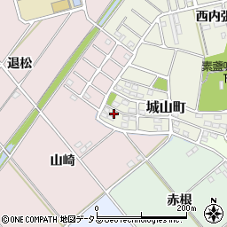 愛知県豊橋市城山町1-34周辺の地図