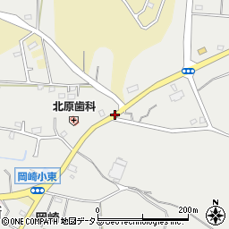 岡崎入口周辺の地図