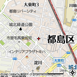 八坂荘周辺の地図