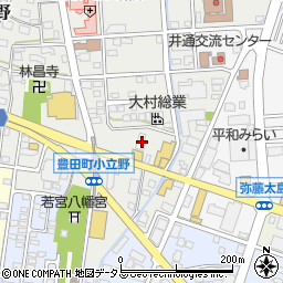 静岡県磐田市小立野183周辺の地図