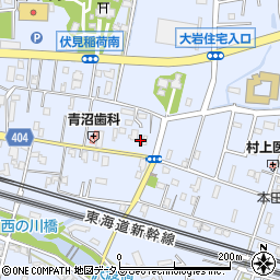 愛知県豊橋市大岩町西郷内92周辺の地図