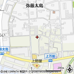 静岡県磐田市上万能480-1周辺の地図