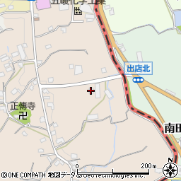 田原浄水場管理棟周辺の地図