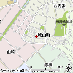 愛知県豊橋市城山町1周辺の地図