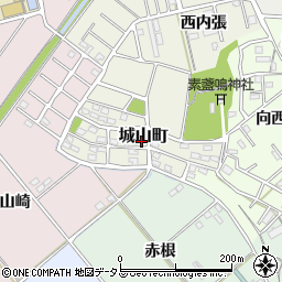 愛知県豊橋市城山町1-32周辺の地図