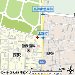 愛知県豊橋市高師町西沢3周辺の地図