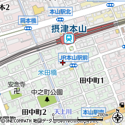 ホームドライ　摂津本山店周辺の地図