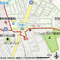 西兵庫信用金庫土山支店周辺の地図