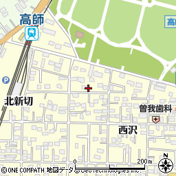 愛知県豊橋市高師町西沢24周辺の地図