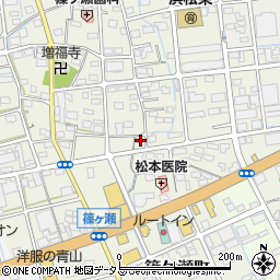 静岡県浜松市中央区篠ケ瀬町694周辺の地図