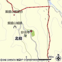 楠公寺周辺の地図