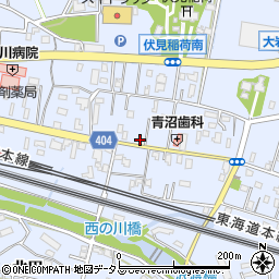 愛知県豊橋市大岩町西郷内78周辺の地図