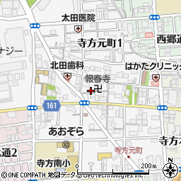 大阪府守口市寺方元町周辺の地図