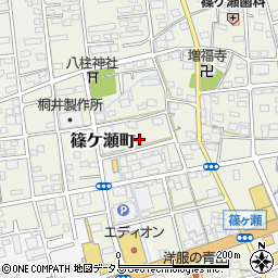 静岡県浜松市中央区篠ケ瀬町874周辺の地図