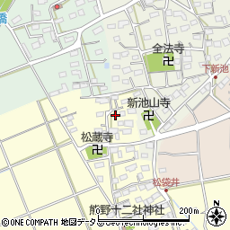 静岡県袋井市松袋井7周辺の地図