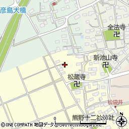 静岡県袋井市松袋井98-2周辺の地図