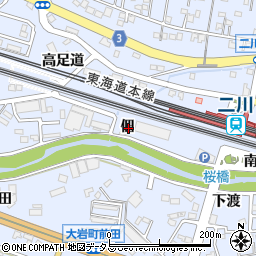 愛知県豊橋市大岩町佃周辺の地図