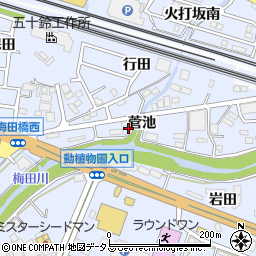 愛知県豊橋市大岩町菅池周辺の地図