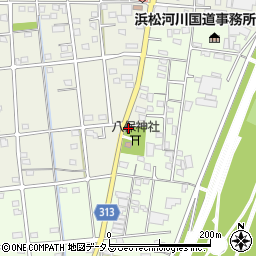 静岡県浜松市中央区中野町1546周辺の地図